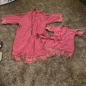 Mommy and me robes